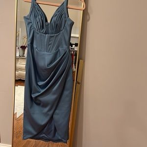 House of CB blue dress sz S